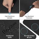 Non-Slip 1/4" TPE Folding Yoga Mat 72"x24