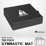 Extra Large Folding Fitness Exercise Mat - Black