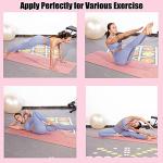 Yoga Mat with Alignment Lines and Carrying Bag