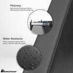 Extra Large Folding Fitness Exercise Mat - Black