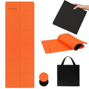 Foldable Anti-Slip Yoga Mat with Storage Bag