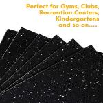 High-Density Gym Floor Mats - 6 Pack