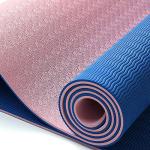 HJB VISSO Non-Slip Yoga Mat with Alignment Marks