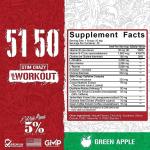 5% Nutrition 5150 Pre-Workout - Green Apple Flavor