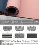 HJB VISSO Non-Slip Yoga Mat with Alignment Marks