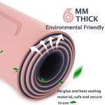 HJB VISSO Non-Slip Yoga Mat with Alignment Marks