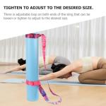 Adjustable Yoga Mat Strap - Dazzling Red