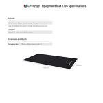 Lifespan Fitness 150cm Black Exercise Floor Mat
