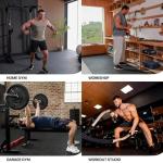 Upgraded Interlocking Exercise Mats for Home Gym