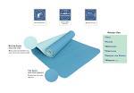 KOBONA Non-Slip Extra Thick Yoga Mat, Smokey Blue