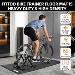 FITTOO Non-Slip Bike Trainer Mat for Home Gym