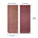 Myga Vegan Jute Yoga Mat - 5mm Plum