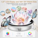 Fitness Smart Watch with Touchscreen and Health Tracking