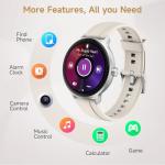 Fitness Smart Watch with Touchscreen and Health Tracking