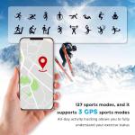 Bluetooth Fitness Tracker with 127 Workout Modes