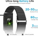 Bluetooth Fitness Tracker with 127 Workout Modes