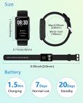 Cloudpoem Waterproof Fitness Tracker Watch for Everyone
