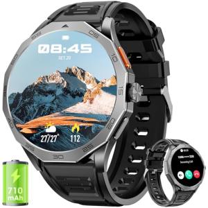 Military Smart Watch with Touch Screen and Fitness Tracker