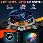 Military Smart Watch with Touch Screen and Fitness Tracker