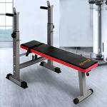 Adjustable Weight Bench with Squat Rack for Home Gym