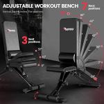 PASYOU Adjustable Weight Bench for Full Body Workouts