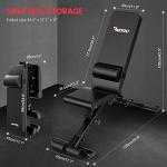 PASYOU Adjustable Weight Bench for Full Body Workouts