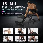 Adjustable 13-in-1 Weight Bench for Home Gym