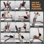 JOROTO Adjustable Weight Bench for Home Gym