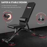 PASYOU Adjustable Weight Bench for Full Body Workouts
