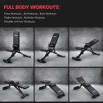 PASYOU Adjustable Weight Bench for Full Body Workouts