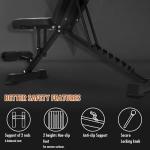 Adjustable Foldable Weight Bench for Full Body Workouts