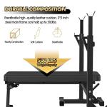 CANPA Olympic Weight Bench with Squat Rack