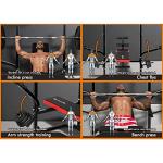 BLACK LORD Adjustable Weight Bench Press with Butterfly