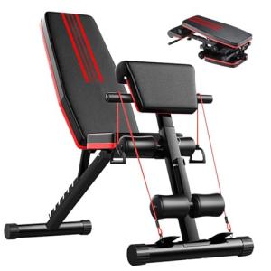 Adjustable Foldable Weight Bench for Home Workouts