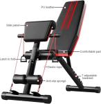 Adjustable Foldable Weight Bench for Home Workouts