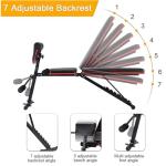 Adjustable Foldable Weight Bench for Home Workouts