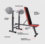 FitnessLab Adjustable Weight Bench for Home Workouts