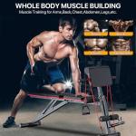 Adjustable Foldable Weight Bench for Home Workouts