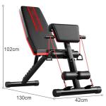 Adjustable Foldable Weight Bench for Home Workouts