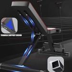 Adjustable Foldable Weight Bench for Home Gym