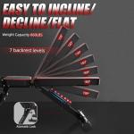 Adjustable Foldable Weight Bench for Home Gym