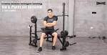 Multifunctional Bench Press and Squat Rack Set