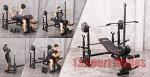 Multifunctional Bench Press and Squat Rack Set