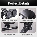 Leikefitness Adjustable Foldable Workout Weight Bench