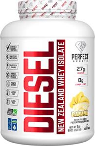 Perfect Sports Diesel New Zealand Whey Isolate 5lbs Banana