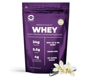 Premium Grass Fed Whey Protein - Vanilla 1kg