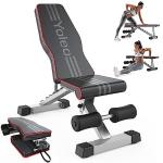 Yoleo Adjustable Weight Bench for Full Body Workouts