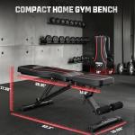 FLYBIRD Adjustable Folding Weight Bench for Workouts