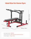 VEVOR Adjustable Chest Press Machine for Home Gym