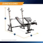 Marcy Olympic Weight Bench for Total Body Fitness